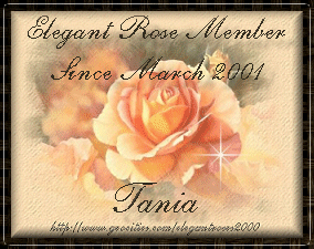 My Elegant Roses Membership Plaque