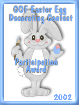 GOF Egg Decorating Contest Participation Award